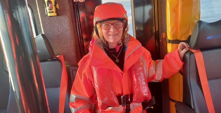 Janet O’Neill (another contributor for Nurses.co.uk) at work in Occupational Health.