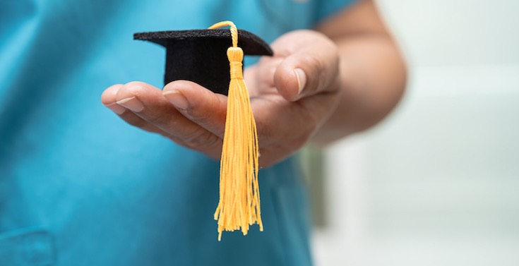 Nursing degree and staffing shortages in the NHS.