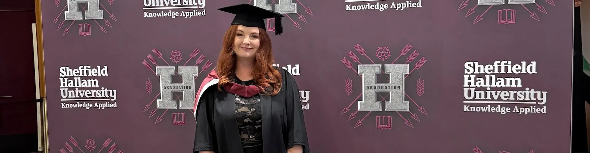 Mental Health Nurse Holly Copper graduating from Sheffield Hallam University