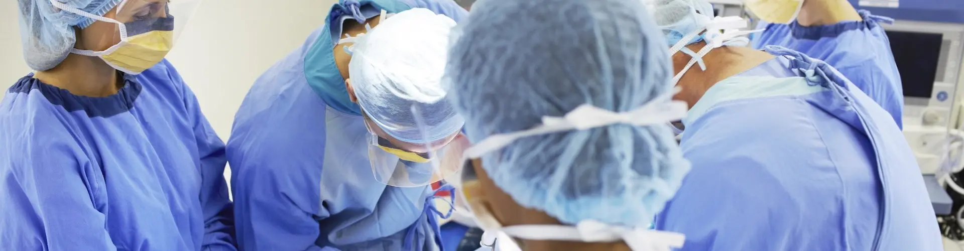 Theatre nurse in operating theatre