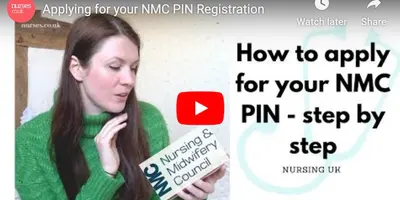 How to apply for your NMC PIN registration (step by step guide live video)