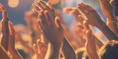 Lots of raised hands