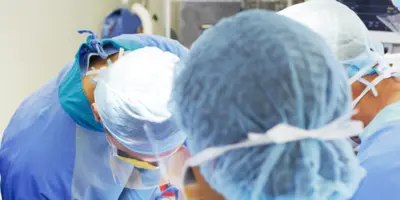 Nurses working in theatre