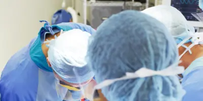 Theatre nurses at work