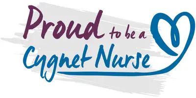 Proud to be Cygnet Nurse logo