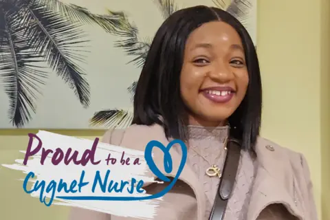 Seun Adeniyi, a Mental Health Nurse at Cygnet Pindar House in Barnsley