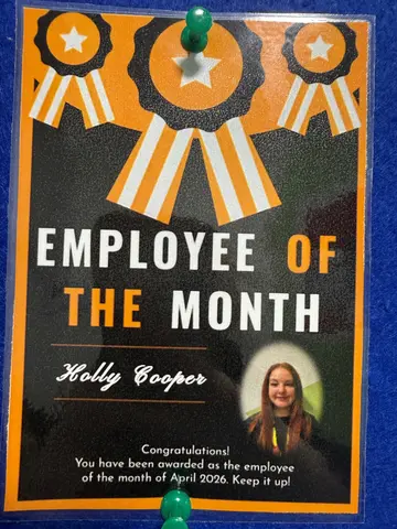 Mental Health Nurse Holly Cooper wins Employee of the month