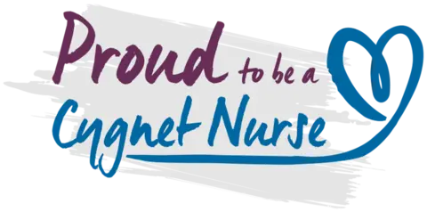 Proud to be a Cygnet Nurse logo